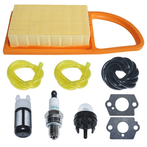Guarnizione Candela Tubo Filtro Aria Carburante Adatto Soffiatore Stihl BR500 BR550 BR600 - Foto 3 di 6