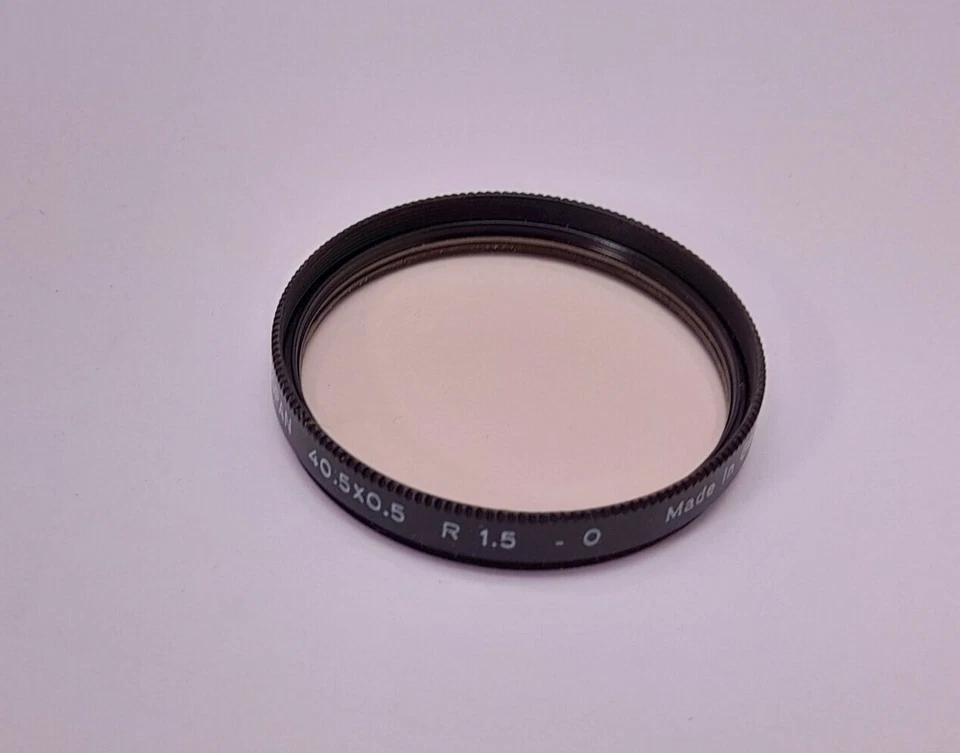 HELIOPAN 40.5mm x 0.5 R1.5 0 VERY LIGHT BROWN SCREW IN FILTER MADE IN GERMANY - Image 3 of 4