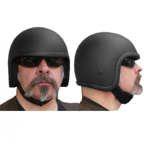 NEW MATT BLACK FIBREGLASS OPEN FACE LOWRIDER CANNONBALL NOVELTY