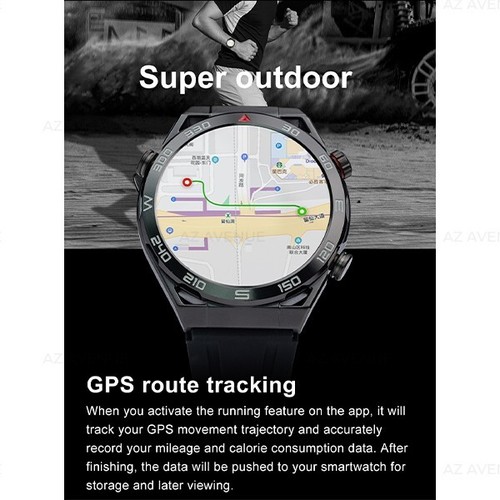 (New) DT NO.1 Ultra Mate SILVER 1.5" AMOLED AI Call Bluetooth Android Smartwatch - Picture 11 of 24