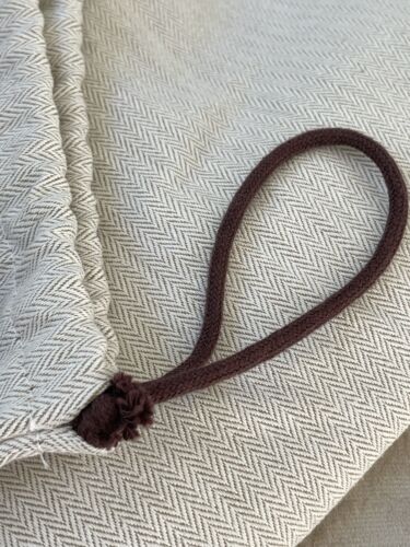 NUOVO Sacchetto per polvere 100% Autentico HERMÈS Tweed Birkin 35 23x23 pollici - Foto 11 di 11