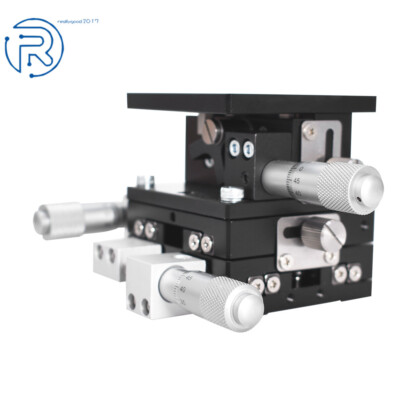 3Axis Linear Stage Trimming Platform Bearing Tuning Sliding 60x60mm XYZ