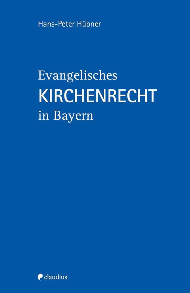 Evangelisches Kirchenrecht In Bayern, Hans-peter Hübner