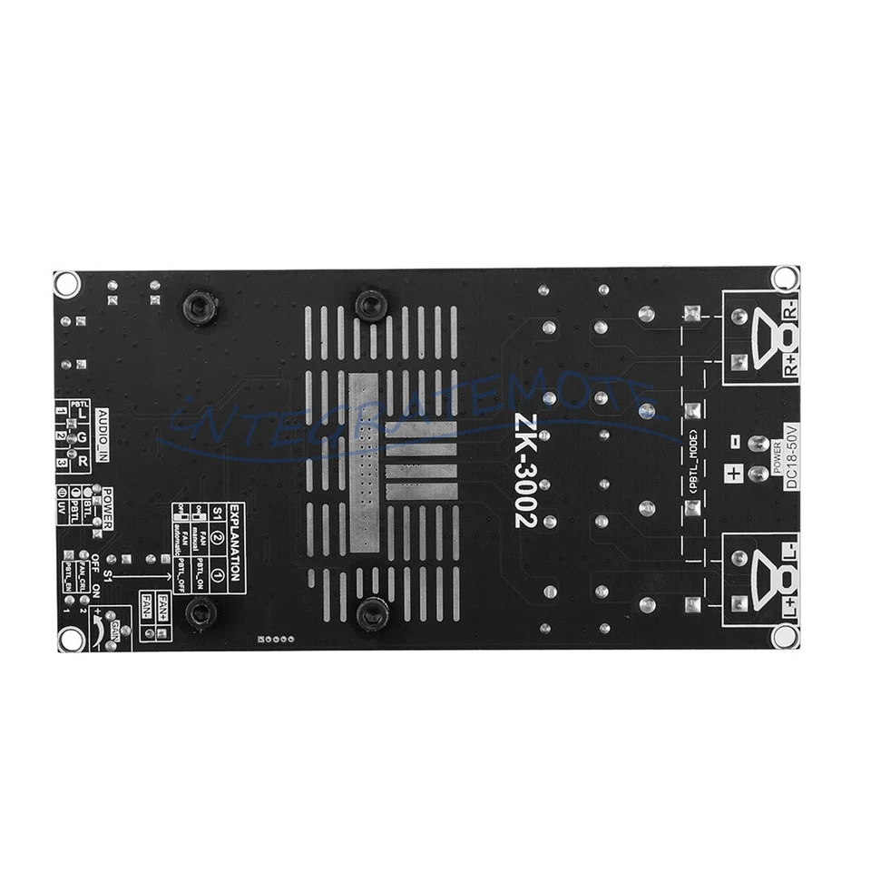 ZK-3002 Digital Amplifier Board High Power TPA3255 Stereo 300W Dual/600W Mono - Bild 4 von 4