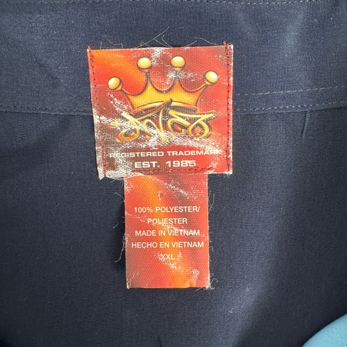 Vintage JNCO Jeans Dual Dragons Hawaiian Shirt Mens 2XL Blue Y2K Baggy Skate - Picture 4 of 8