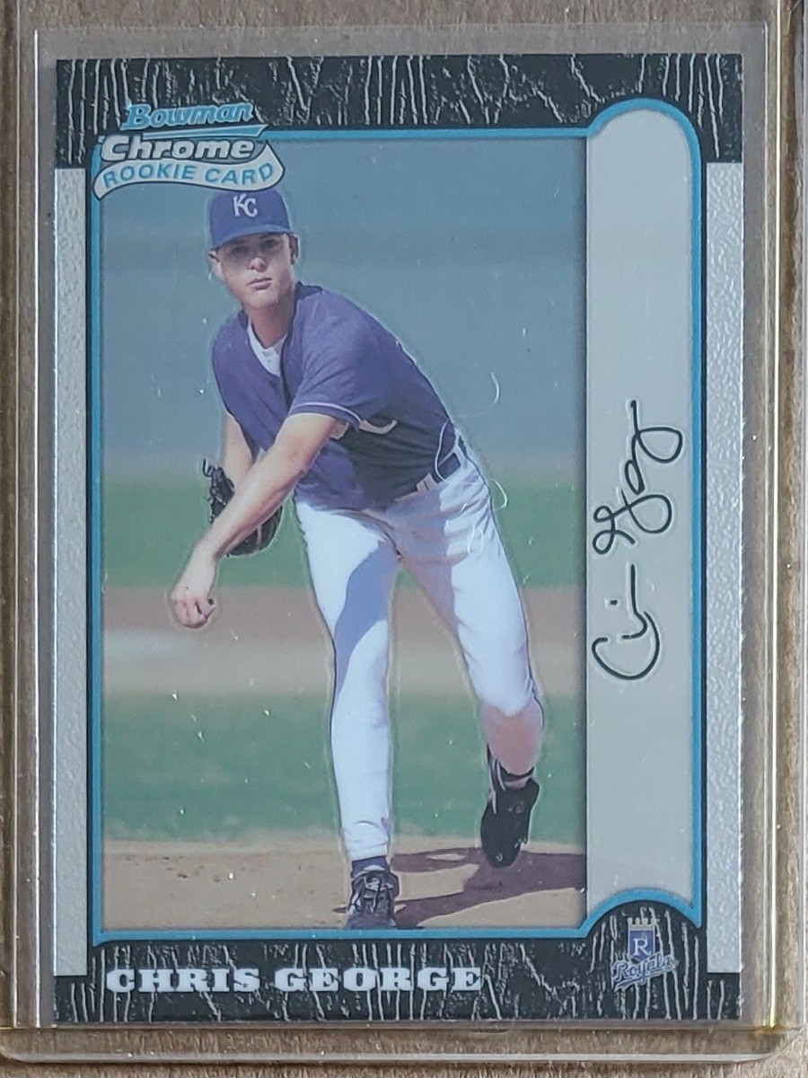 1999 Bowman Chrome #195 Chris George Kansas City Royals Baseball