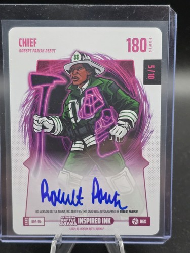Bo Jackson Battle Arena Chief Hex Auto /10 SSP Robert Parish Celtics 180 Power