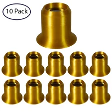 (10) 10X Jewelers Loupe Magnifying Glass Magnifier Monocle Jewelry Loop Eye Lens