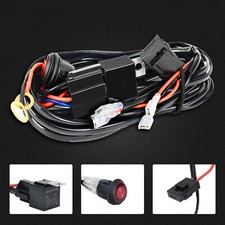 Wiring Harness Kit Led Light Bar 12v 40amp Relay Fuse On-off Switch 2 Lead