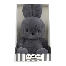 BON TON TOYS Miffy Cozy 23cm in Giftbox Grey Japan NEW