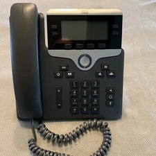 Cisco CP-7841 7800 Series Charcoal Gray 4-Line Gigabit PoE Business IP Phone