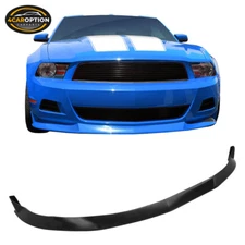 Fits 10-12 Ford Mustang V6 Front Bumper Lip Spoiler PU