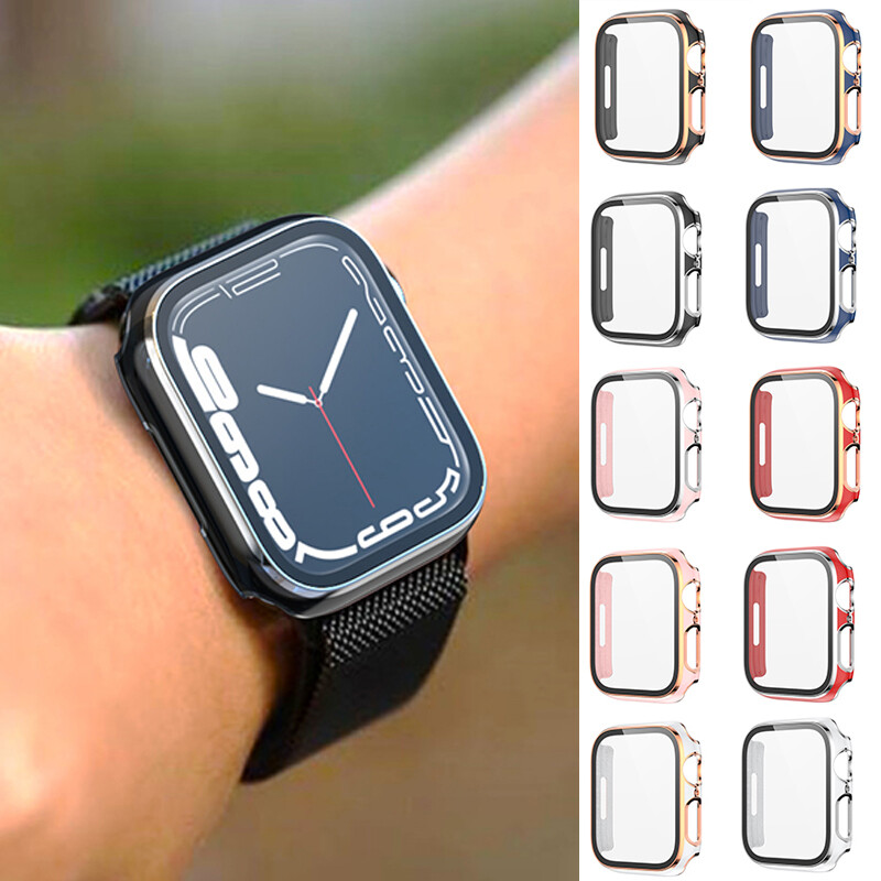 Screen Protector Full Case 38/40/41/42/44/45mm For Apple Watch Shock-proof New-image