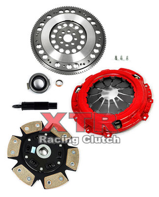 XTR STAGE 3 RACE CLUTCH KIT+CHROMOLY FLYWHEEL ACURA RSX HONDA CIVIC Si K20 K24