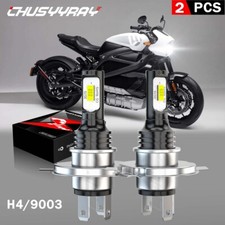 H4 9003 Led Motorcycle Headlight Bulb Hid 6000k White Highlow Beam Super Bright