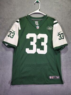 Jamal Adams New York Jets Nike Jersey Youth XL Green On Field 33 NFL Football