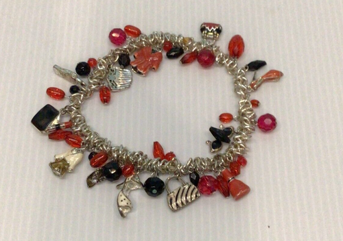 DIJES TOBILLERA/PULSERA CON ROPA, ZAPATOS. DECLARACIÓN DE MODA Y MONEDERO - Imagen 2 de 2