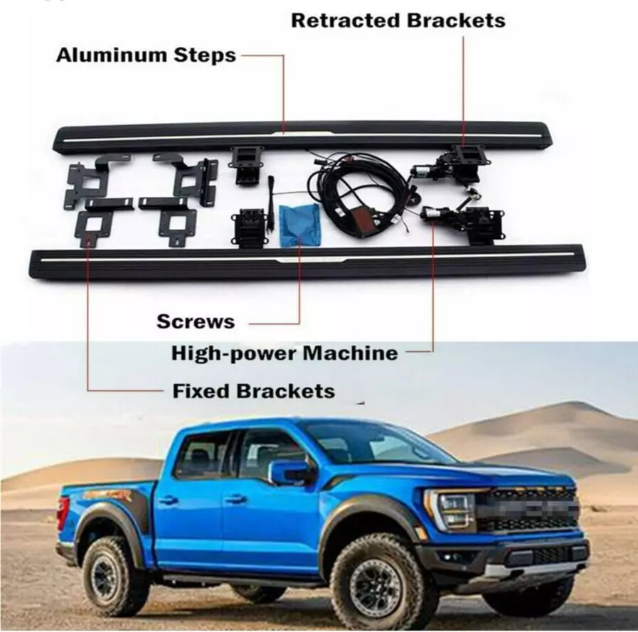 Fits for Ford F 150 Series 2021 2022 Deployable Electric Running