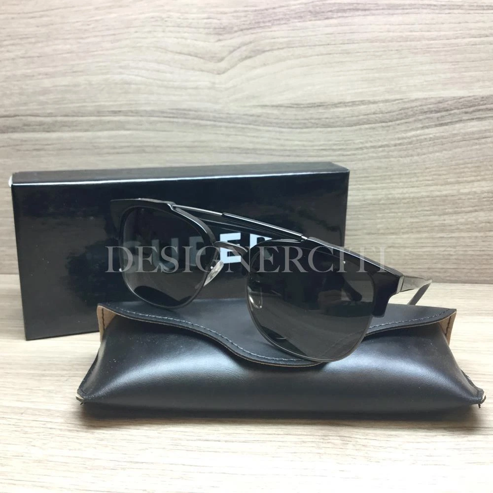 Super by RetroSuperFuture 462 AW11 12 Sunglasses Black 49er