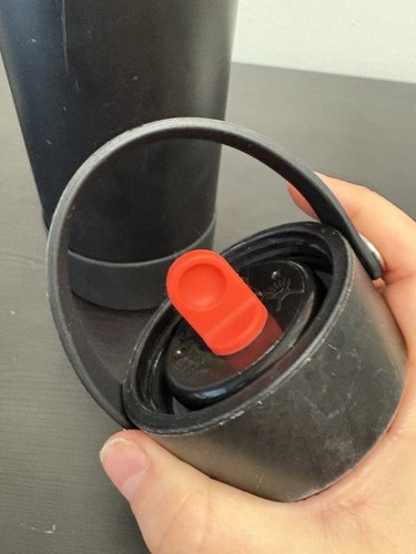 Genuine Hydro Flask Black 32oz Thermos Insulated With Straw Lid BUT NO STRAW - Picture 5 of 5