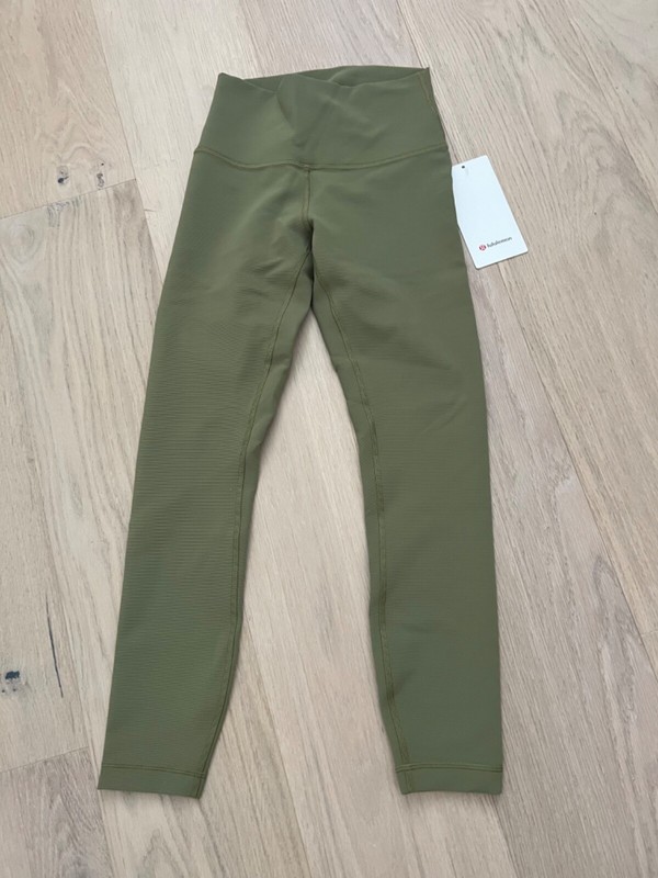 Lululemon Wunder Under High-Rise Tight 25” Bronze Green Size 4