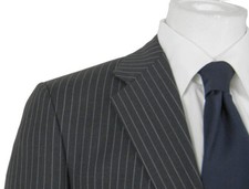 NEW $1595 Hickey Freeman Pinstripe 2 Button Suit! 38 Sht Madison Model USA Made