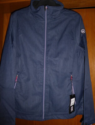KILLTEC Damen-Jacke Gr.44 NEU Softshell Anorak Outdoor Funktions-Jacke blau navy