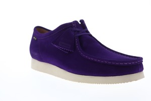 clarks mens purple