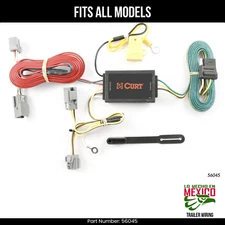 For 05-14 Volvo XC90 4 Pin Trailer Wiring Plug Fits All Models Curt 4 Prong Wire