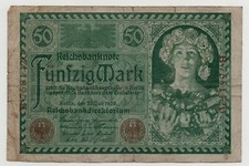 GERMANY 50 MARK 1920 PICK 68 LOOK SCANS 