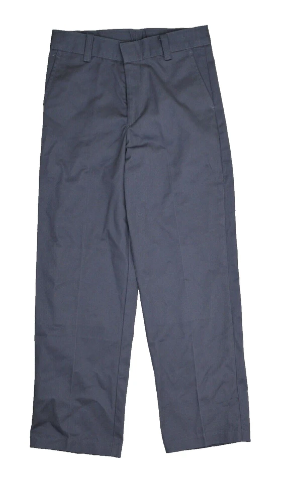 Uniforme escolar George Boys pantalones rectos frente plano cintura ajustada gris talla 8 Foto 2 de 4