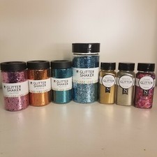 Vibrant Glitter Shakers: Regular, Extra Fine, and Confetti Options