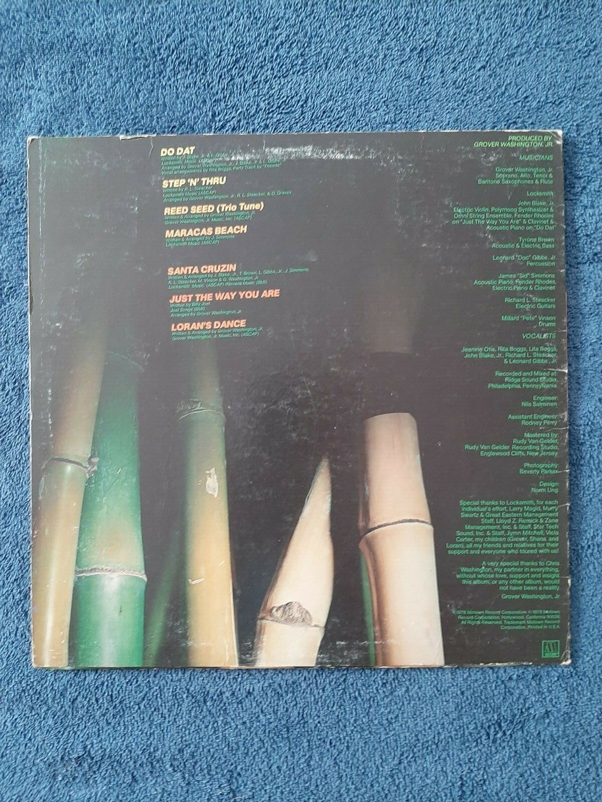 Album Reed Seed Grover Washington Jr (Reed Seed) lp 1978 VG+ | eBay