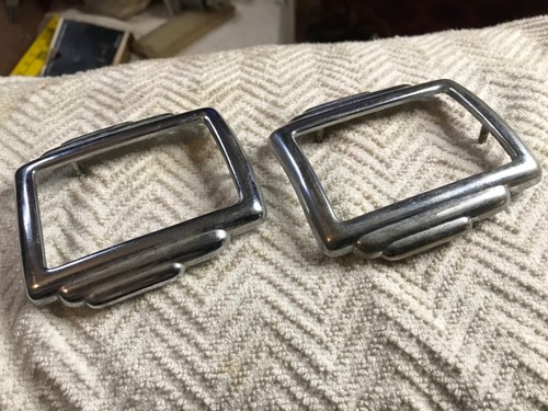 1940 Ford 1941 Parking Light Bezel Chrome O1A-13084 Trim Molding - Bild 6 von 11