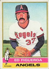 Ed Figueroa 1976 TOPPS Baseball Card #27