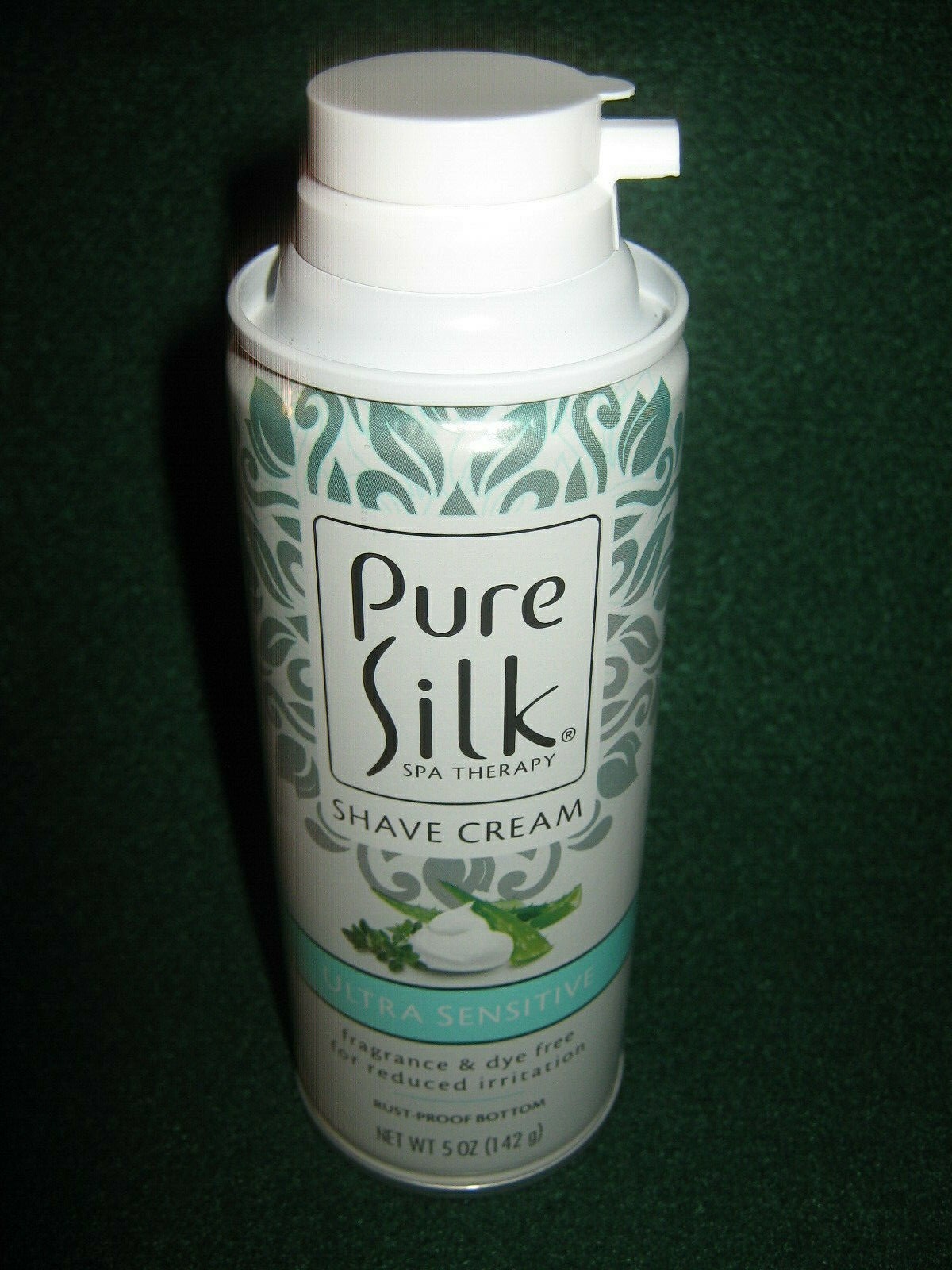 (2) Shave Cream FRAGRANCE FREE DYE FREE 5oz "PURE SILK" Reduce