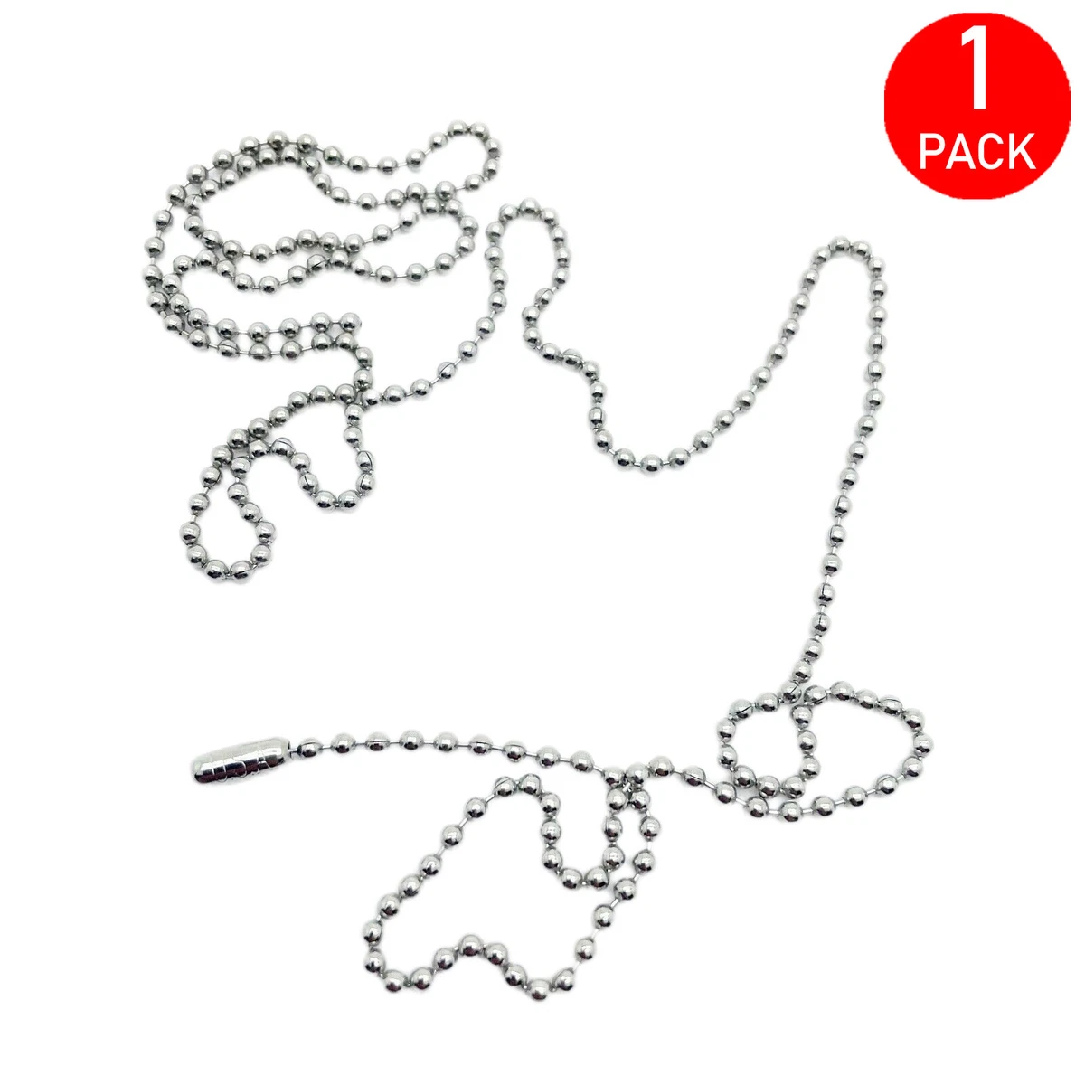 Military grade top dog tag chain
