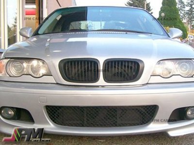 Matte Black Front Kidney Grill Grille For BMW 98-01 E46 3-Series 2 Door Only