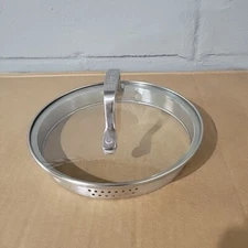 Granitestone Armor Max Pot Pan Glass Replacement Strainer Lid 6 5/8" inner