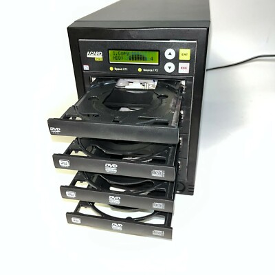 Acard 3 Target 24X DVD Duplicator Tower Burner Multiple Disc ACARD 