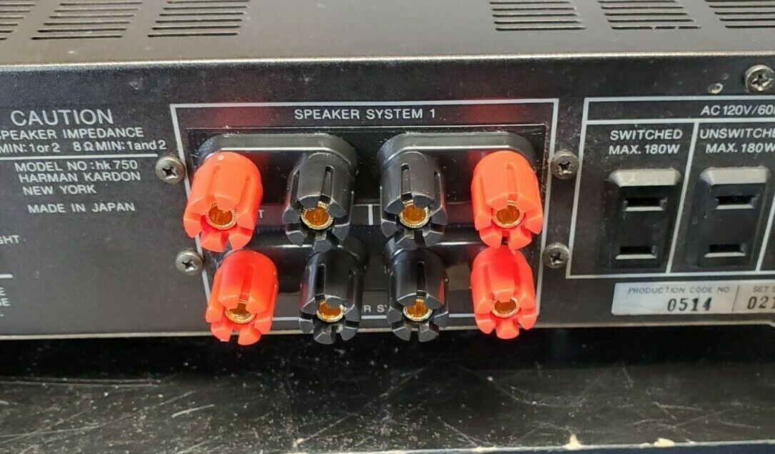 Harman Kardon HK750 Speaker Terminal Conversion kit | eBay