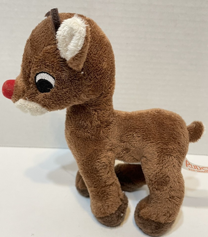 Rudolph the Red Nosed Reindeer Plush Stuffed Animal Christmas 8 inches