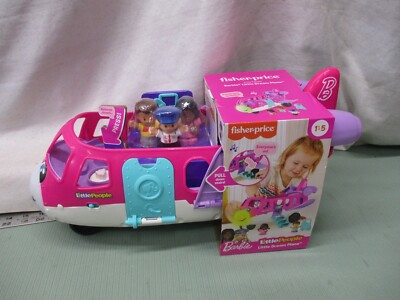 Fisher Price Little People Barbie Airplane pilot little dream plane