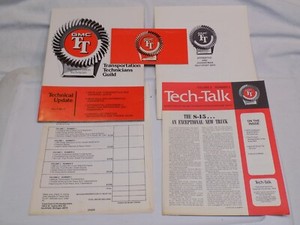 GMC TT Transportation Technicians Guild Technical Update Test Set Lot Vintage