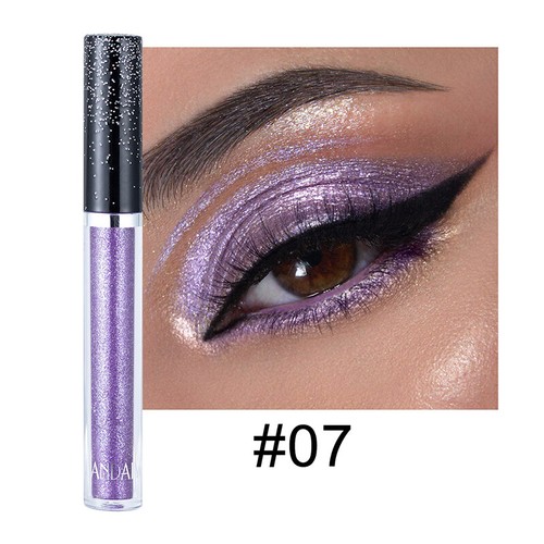 Sombra de Ojos Líquida Brillante Delineador Facial Iluminador Perlado 〒 - Imagen 18 de 23