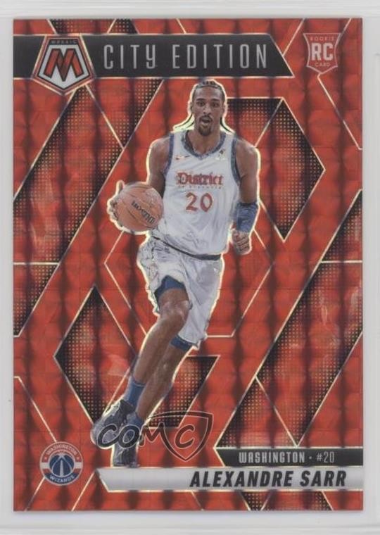 2024-25 Panini Mosaic City Edition Red Mosaic Prizm Alexandre Sarr #278 1bn9