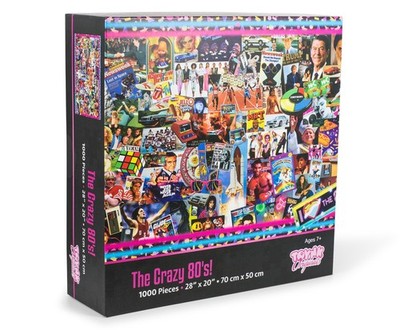 The Crazy 80's! Retro Puzzle For Adults And Kids | 1000 Piece