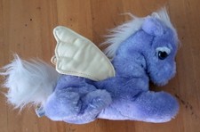 Dakin Pegasus Purple W/ Gold Wings Fun Farm Plush Stuffed Animal Fairytale RARE