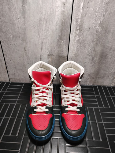 Men's Size 10.5 Balenciaga Paris High Top Leather Trainers Rare 2013s - Picture 1 of 24