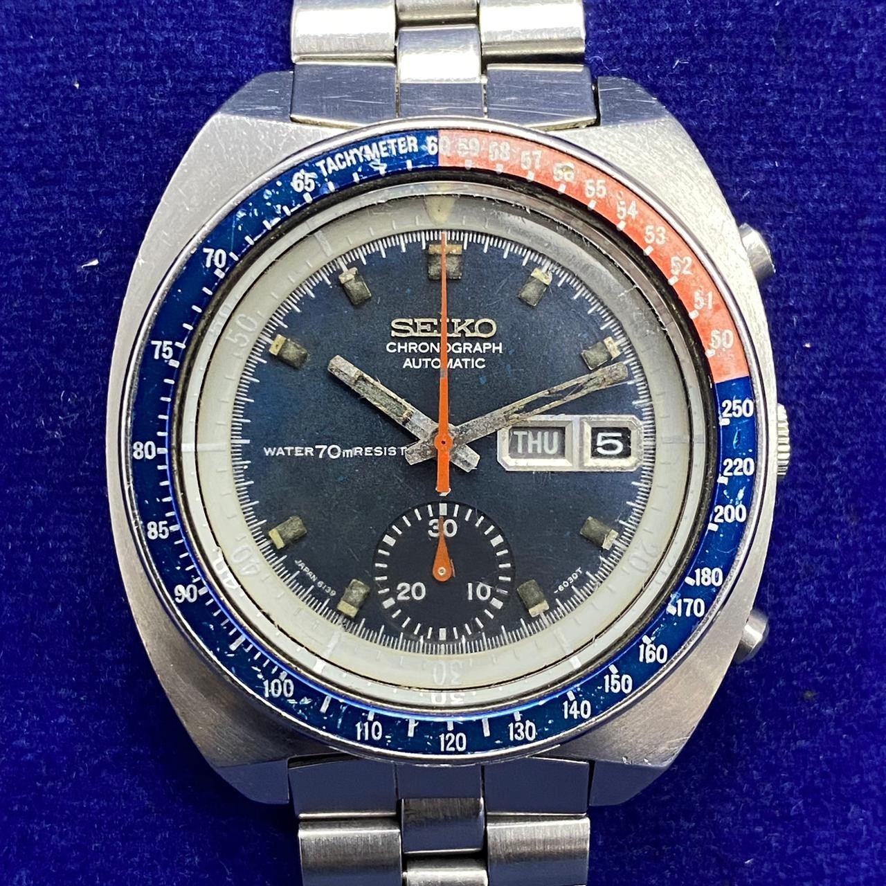 Aussie Rare Seiko Pogue Automatic Chrono-Seiko Pepsi Dial Black SNXA21 6139-6002 - VintageWatches.PK Aussie Rare Seiko Pogue Automatic Chrono-Seiko Pepsi Dial Black SNXA21 6139-6002 - vintagewatches.pk